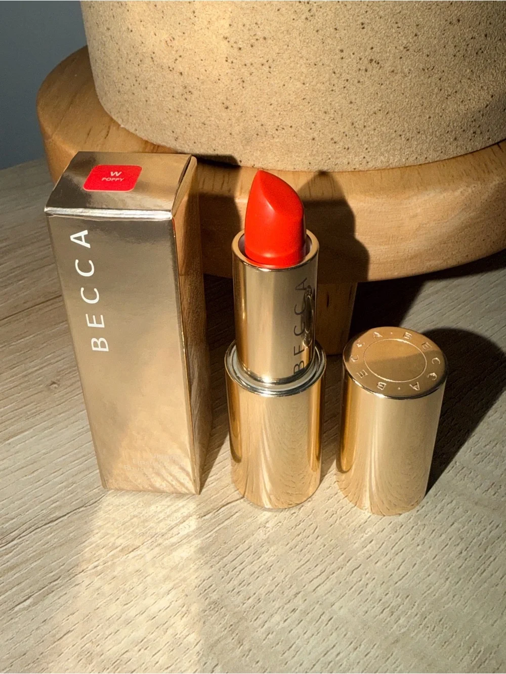 BECCA lipstick vivid